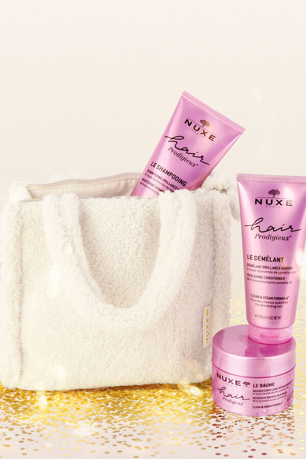 Nuxe NUXE COFRE REGALO HAIR - CHAMP&Uacute; + ACONDICIONADOR + MASCARILLA Morado