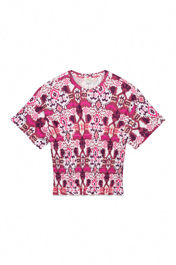 Slowlove Camiseta estampada nido abeja Multicolor