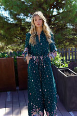 Jaase Mono Rita estampado Estella Turquesa