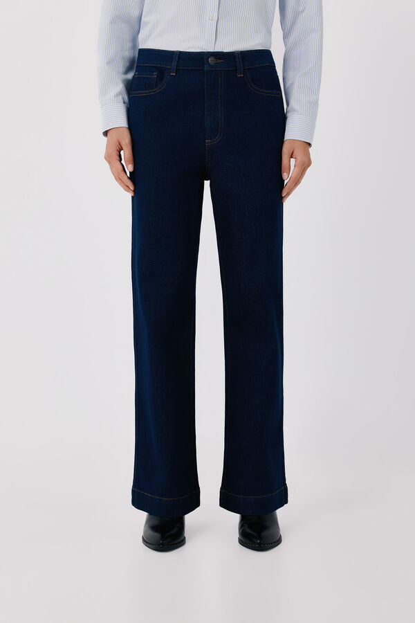 Cortefiel Jeans Bootcut Azul