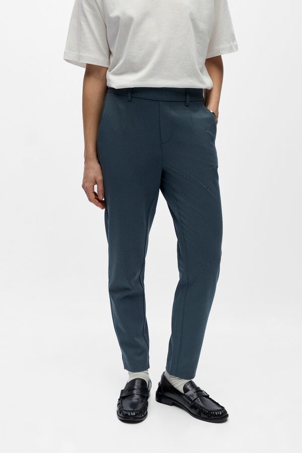 Object Pantal&oacute;n de corte slim Azul marino