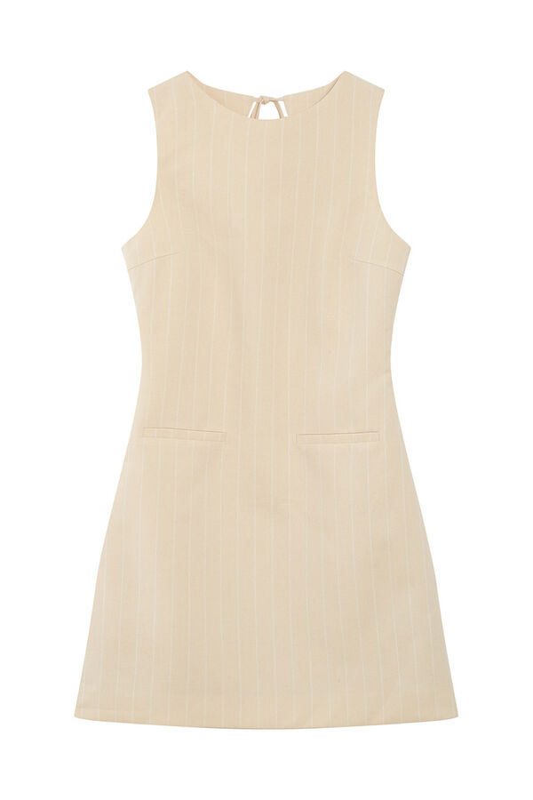 Grace & Mila Vestido corto a rayas Vea Amarillo