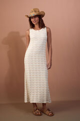Slowlove Vestido b&aacute;sico estructura Blanco