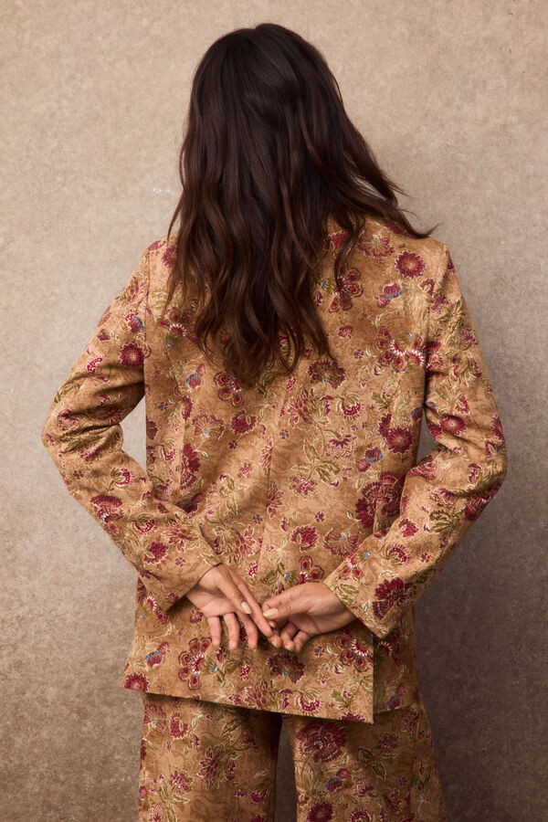 Slowlove Blazer oversized estampada Multicolor