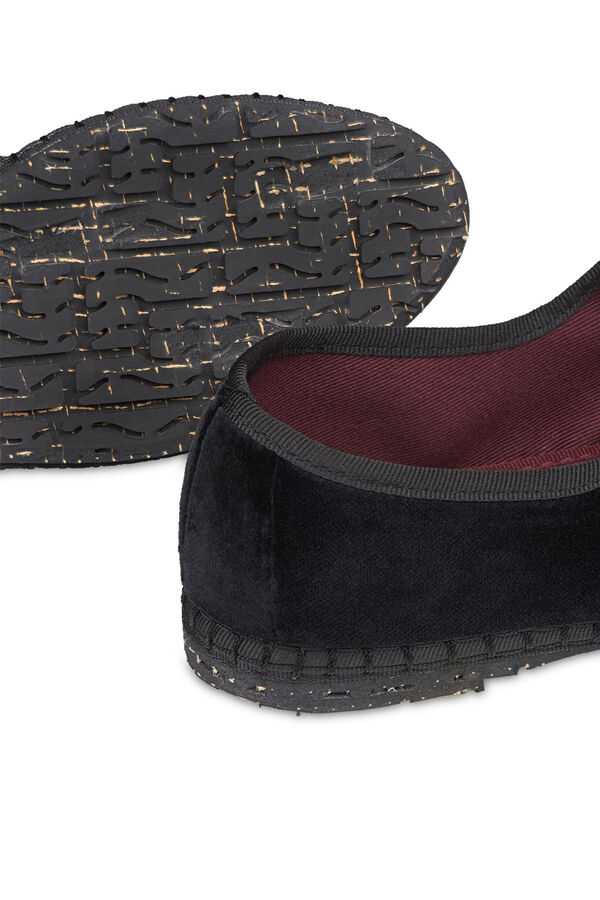 Flabelus Merceditas de terciopelo Negro