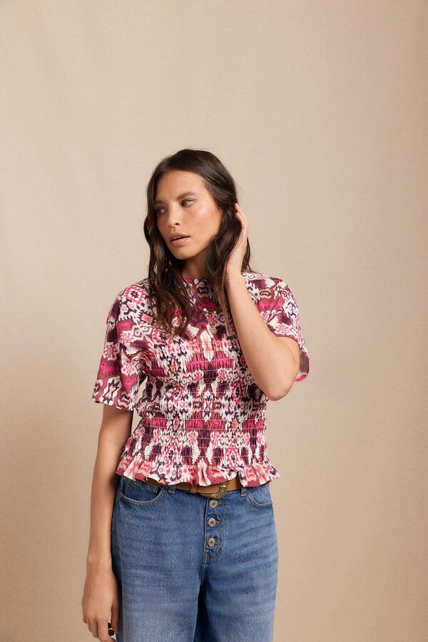 Slowlove Camiseta estampada nido abeja Multicolor