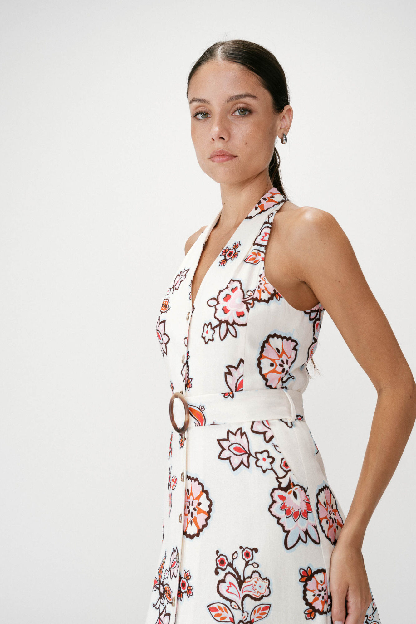 Grace & Mila Vestido midi estampado floral Wink