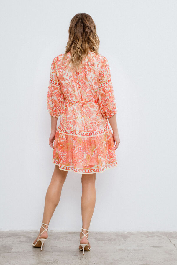 Vila Vestido corto camisero Multicolor