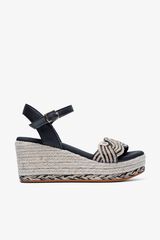 Popa Sandalia cu&ntilde;a baja se&ntilde;ora Garua Yute Negro