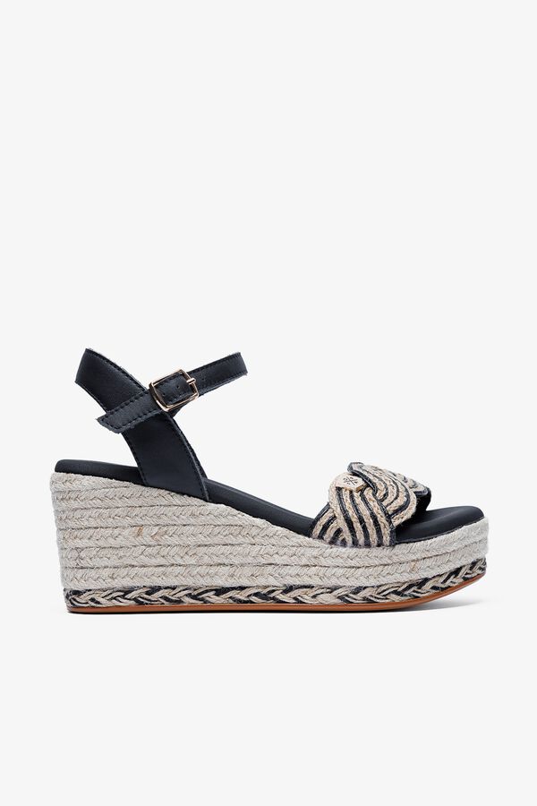 Popa Sandalia cu&ntilde;a baja se&ntilde;ora Garua Yute Negro