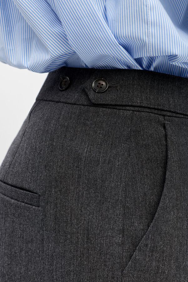 Object Pantal&oacute;n de vestir pernera ancha Negro