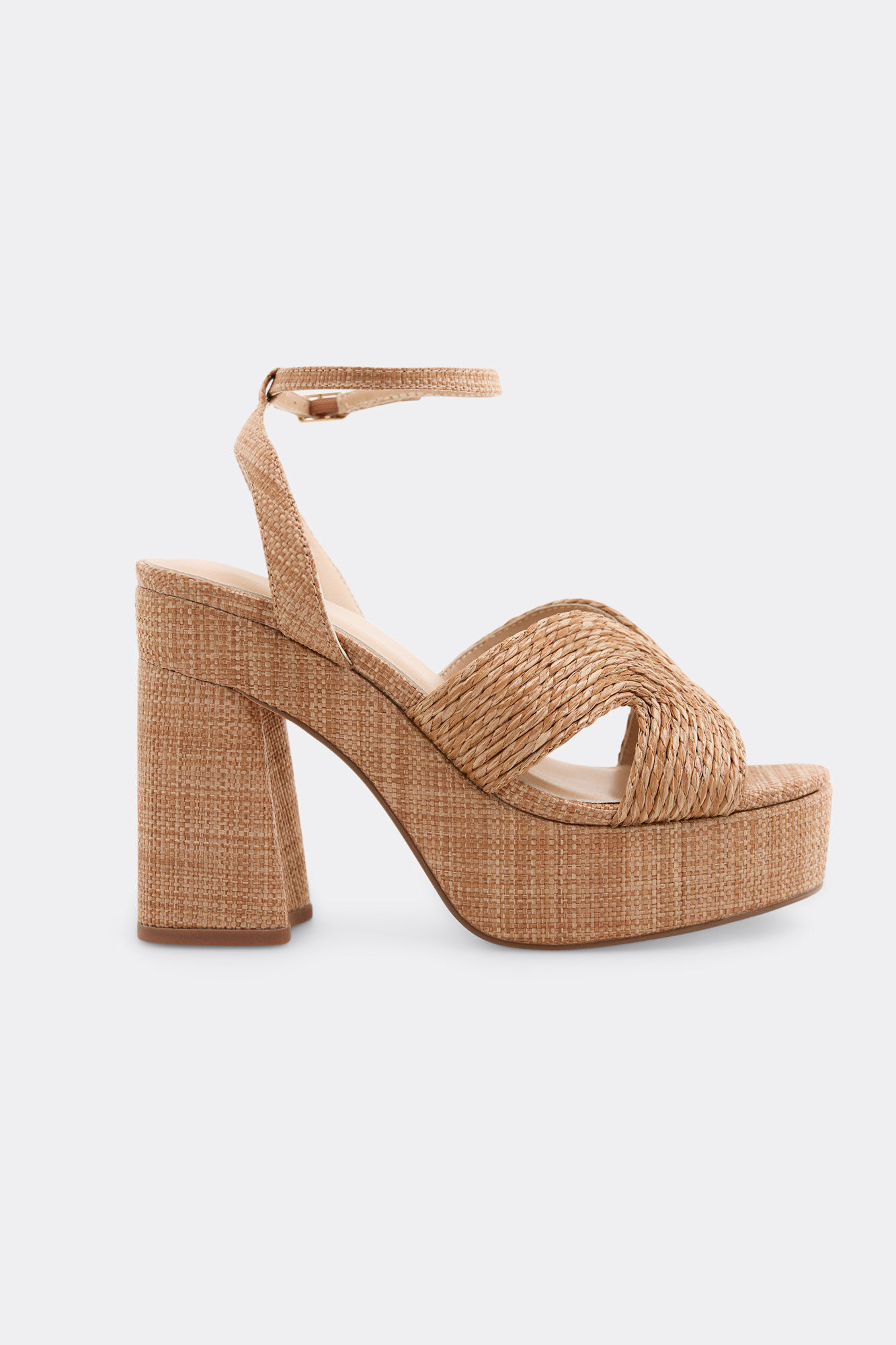 Slowlove Sandalia plataforma yute