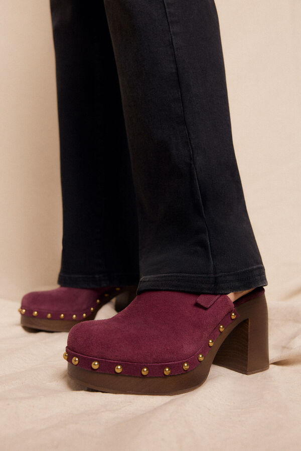 Slowlove Jeans abertura bajo Gris oscuro