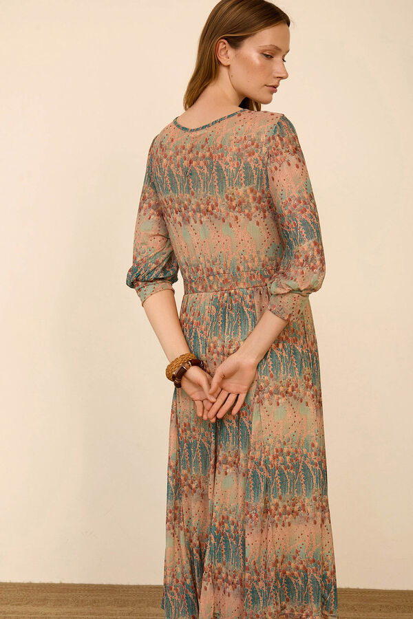 Meisie Vestido midi tul estampado Multicolor
