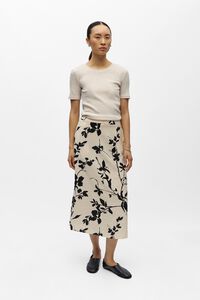 Object Falda midi estampada