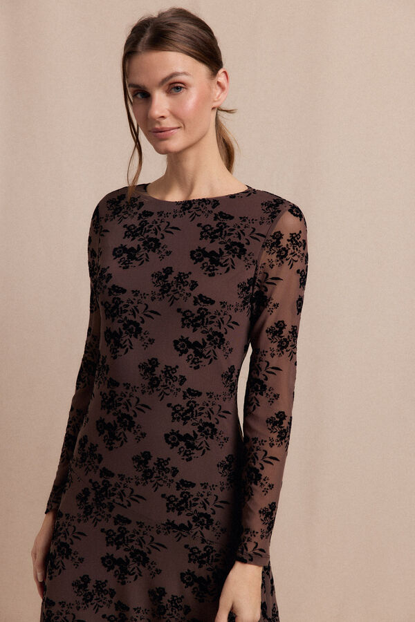 Slowlove Vestido devoré Multicolor