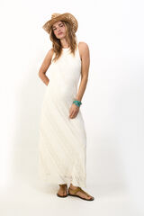 Slowlove Vestido encaje Marfil