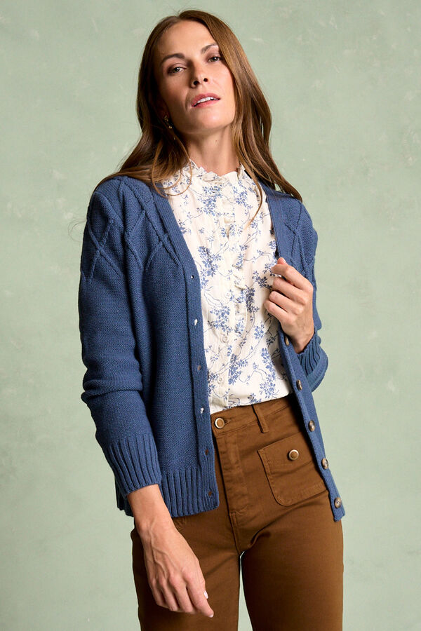 Pol&iacute;n Et Moi Cardigan rayas Bourget Azul