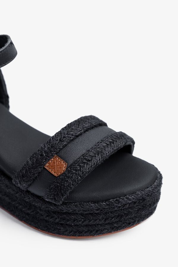 Popa Sandalia cu&ntilde;a baja se&ntilde;ora Arambol Black Negro