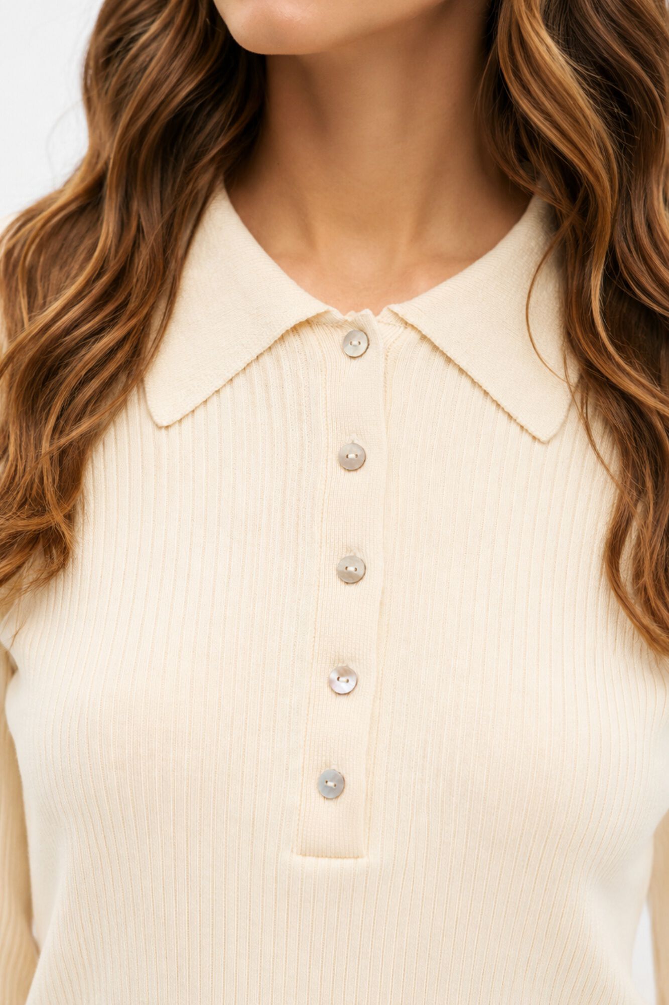 Object Jersey canal&eacute; cuello polo