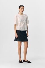 Object Blusa tejido bordado Blanco