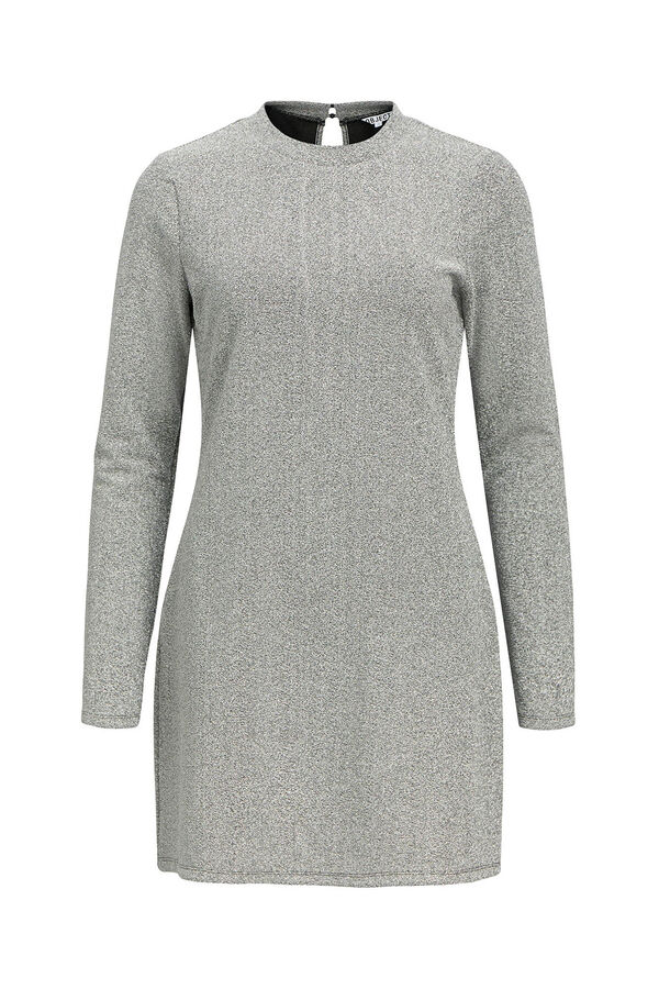 Object Vestido corto glitter Gris