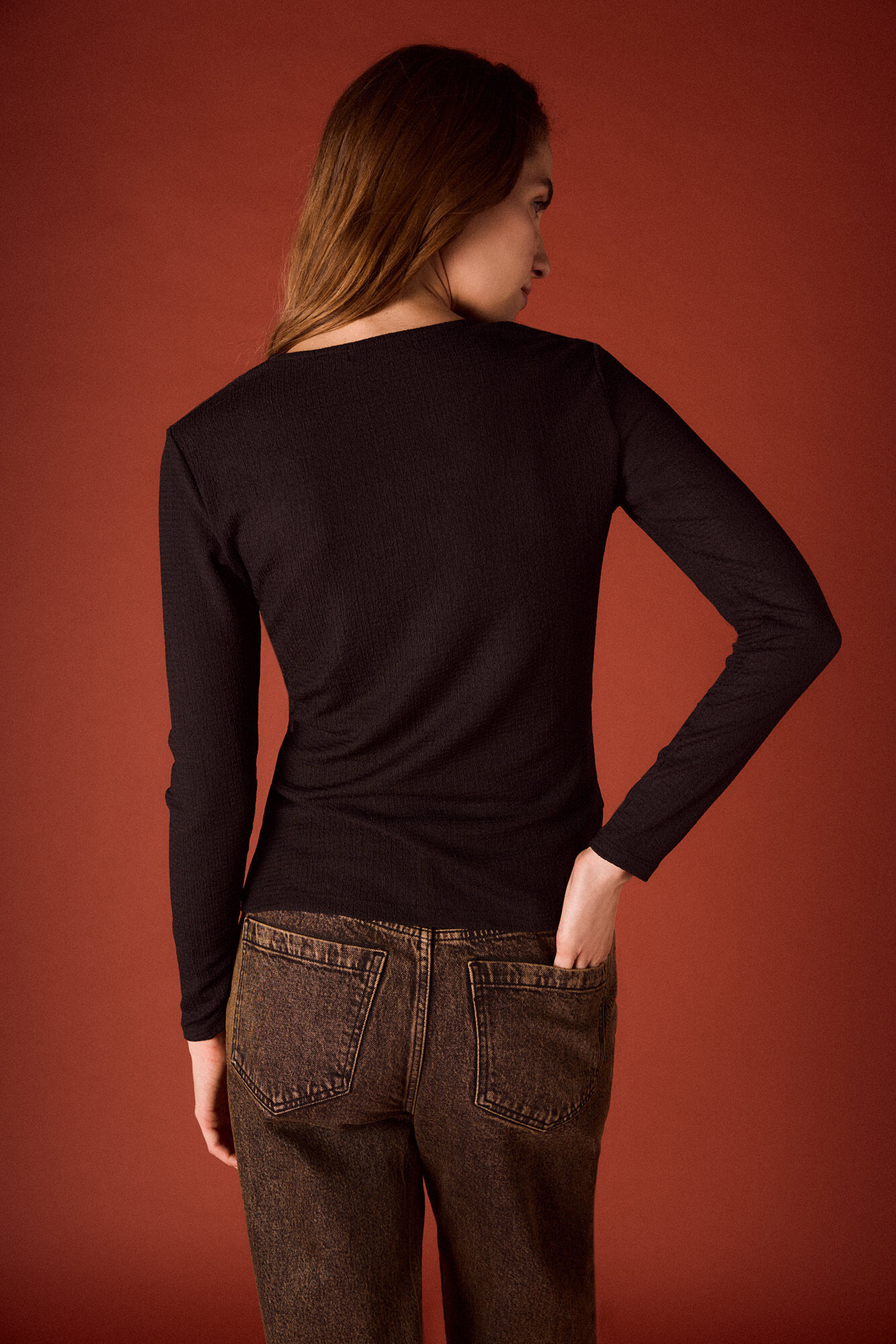 Slowlove Top escote nudo