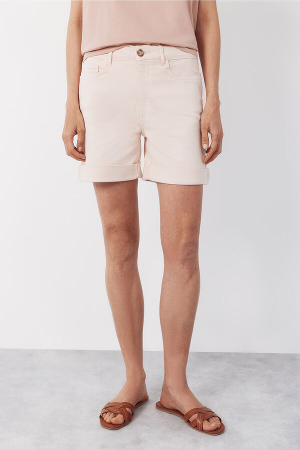 Cortefiel Shorts Vaqueros color Rosa