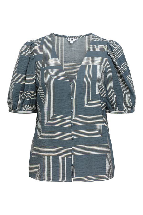 Object Blusa estampada Azul marino