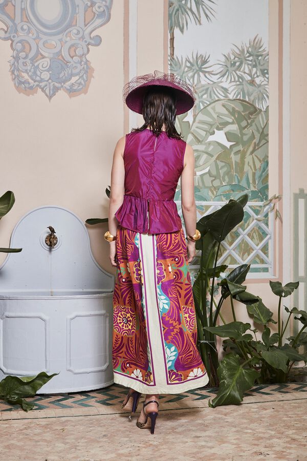 Panambi Falda Liseil Fucsia