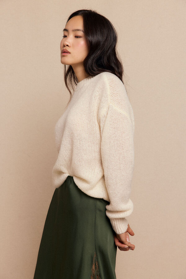 Slowlove Jersey básico Marfil