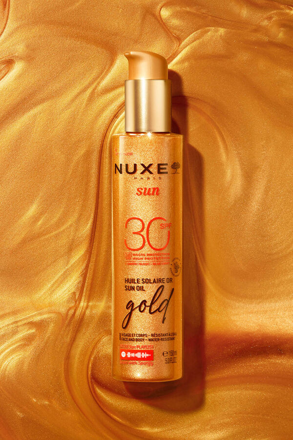 Nuxe NUXE SUN ACEITE BRONCEADOR GOLD ROSTRO Y CUERPO SPF 30 150ML Arena