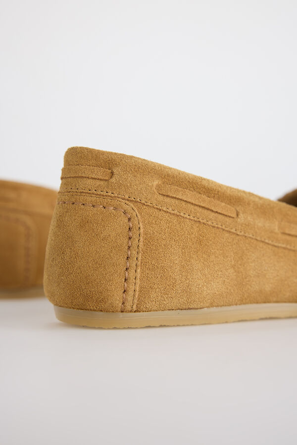 Slowlove Mocasín flecos serraje Marrón