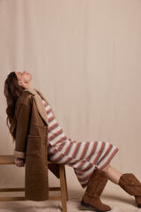 Slowlove Vestido estructura multicolor Multicolor