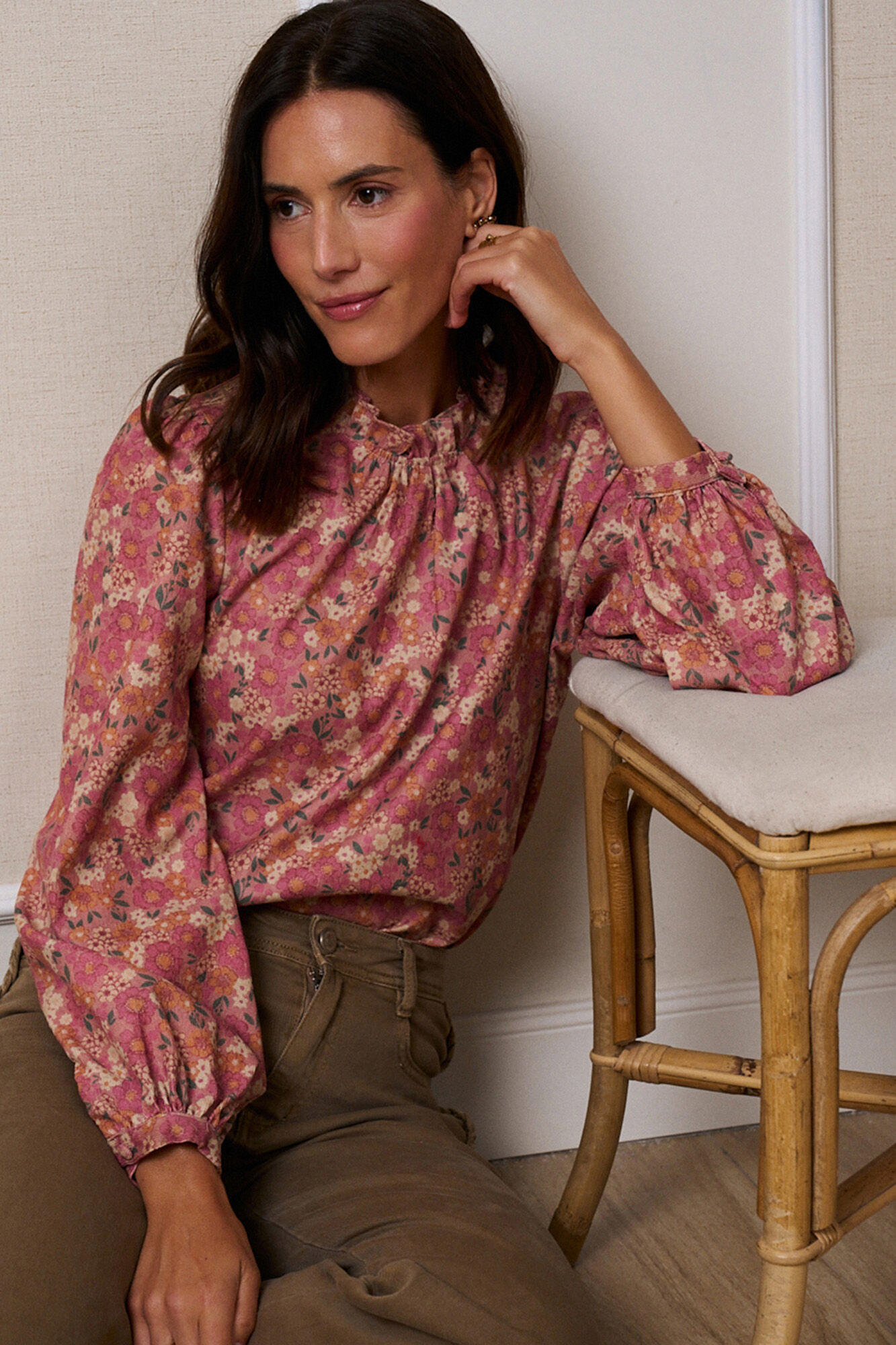 Pol&iacute;n Et Moi Blusa volantes Minna