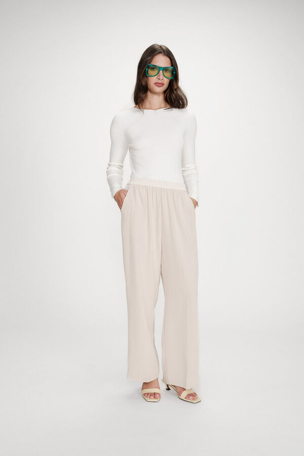 Grace & Mila Pantal&oacute;n recto Noblesse Beige