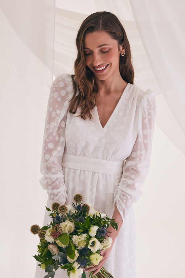Pol&iacute;n Et Moi Vestido novia Amaia Blanco
