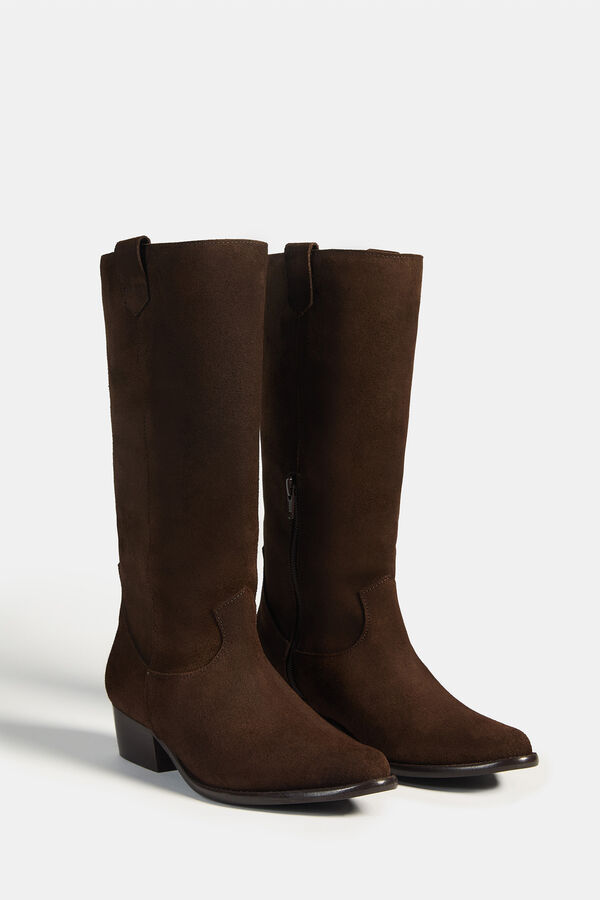 Bryan Stepwise Bota Verena Marr&oacute;n oscuro