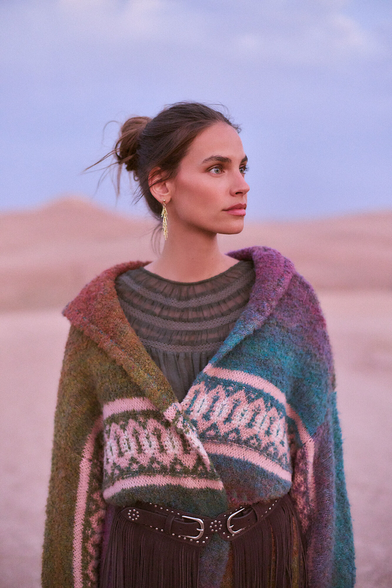 Slowlove Chaqueta larga jacquard