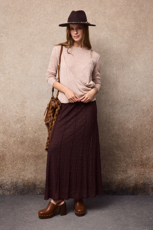 Slowlove C&aacute;rdigan doble Beige