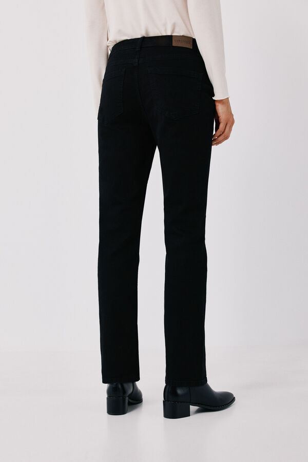 Cortefiel Jeans Rectos Negro