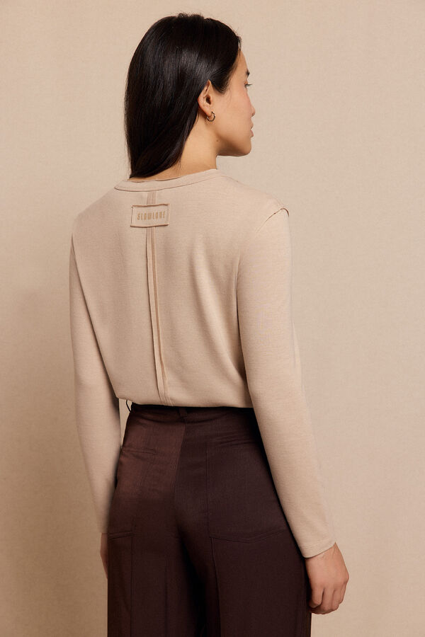 Slowlove Top panadero Marfil