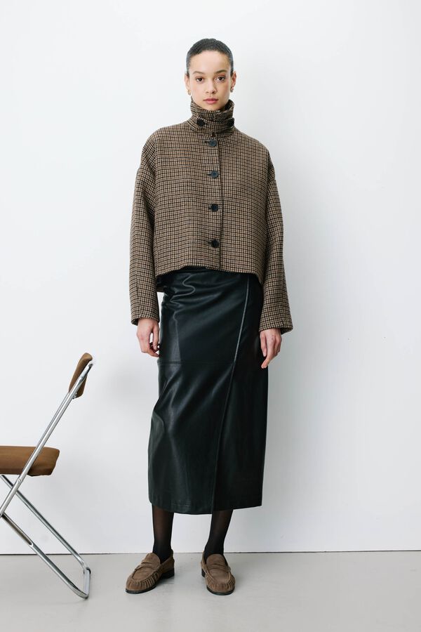 Grace & Mila Abrigo corto Arthur Estampado beige