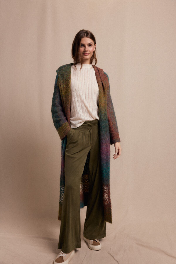 Slowlove Top punto estructura Marfil