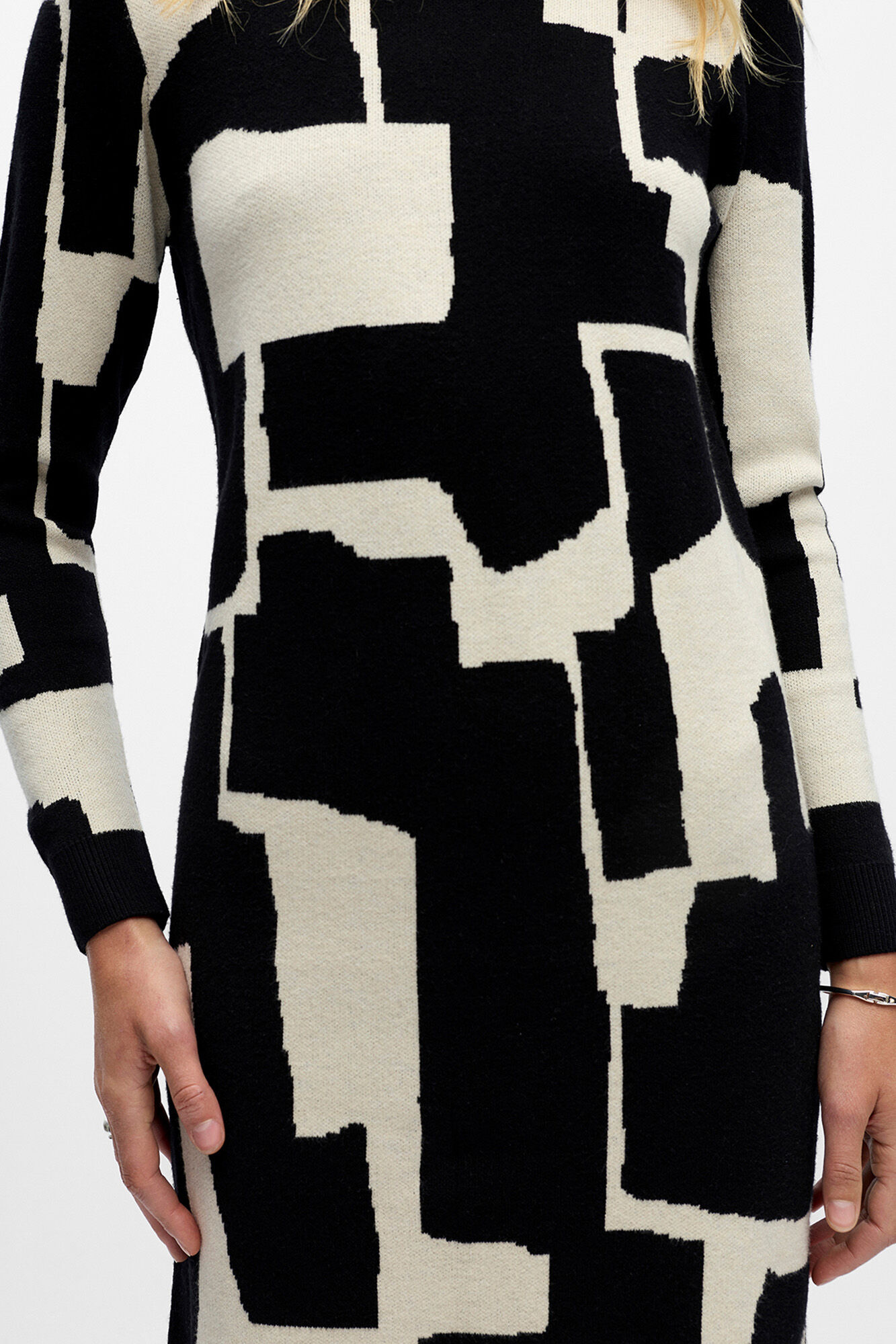 Object Vestido punto estampado