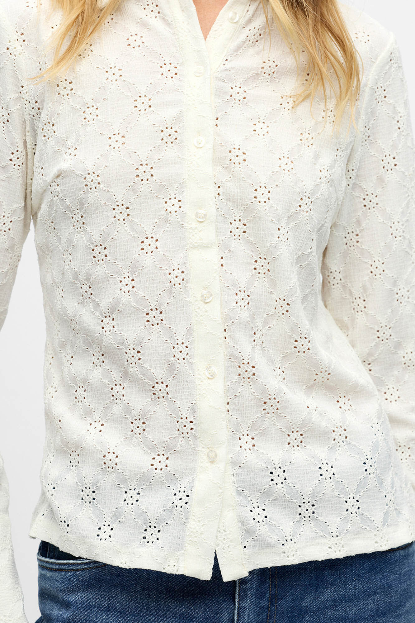 Object Camisa tejido bordado