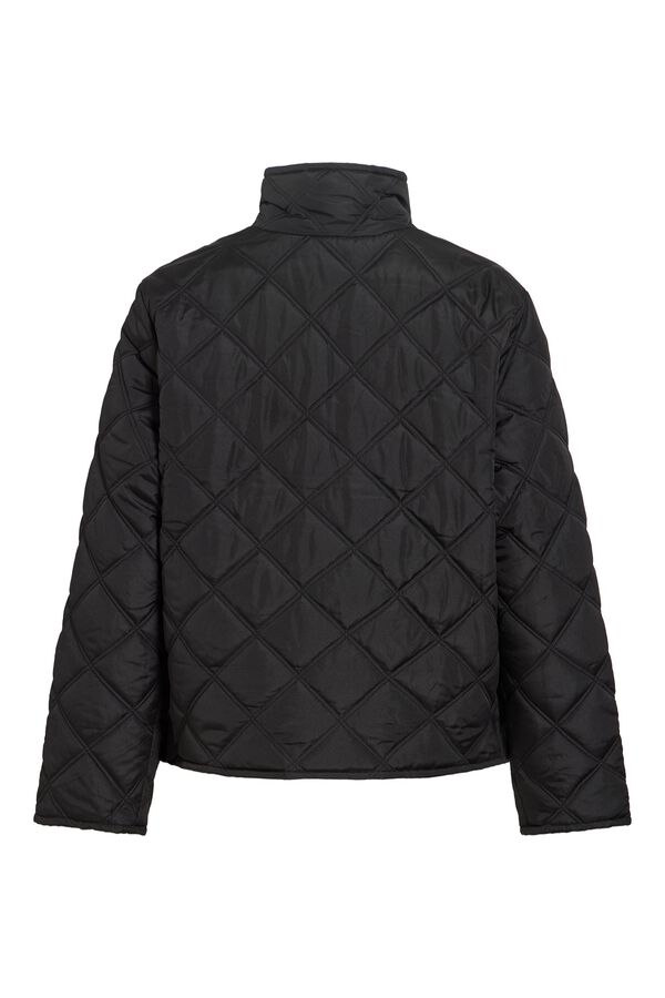 Vila Chaqueta acolchada de cuello alto Negro