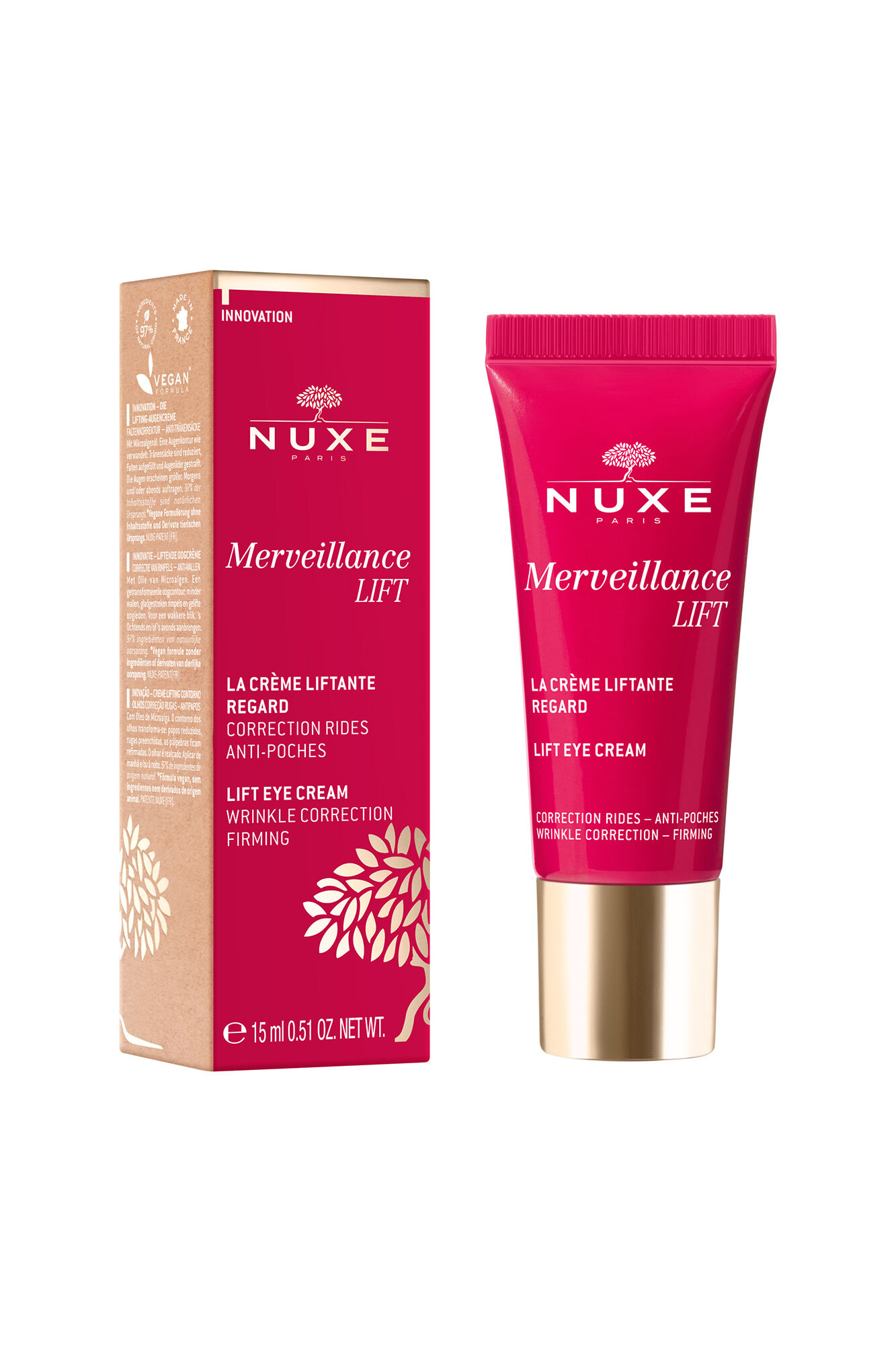 Nuxe Contorno de ojos merveillance reafirmante 15 ml