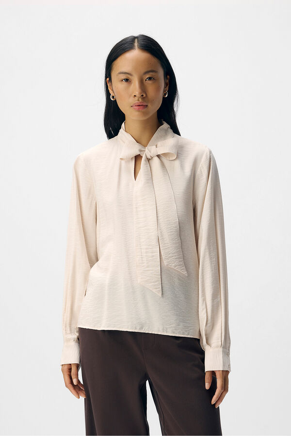 Object Blusa lazo viscosa Blanco