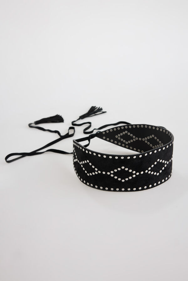 Slowlove Cinturon fajin cuerdas Negro